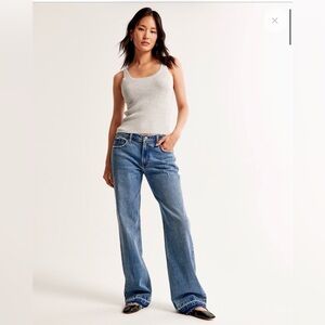 Abercrombie Low Rise Baggy Jeans